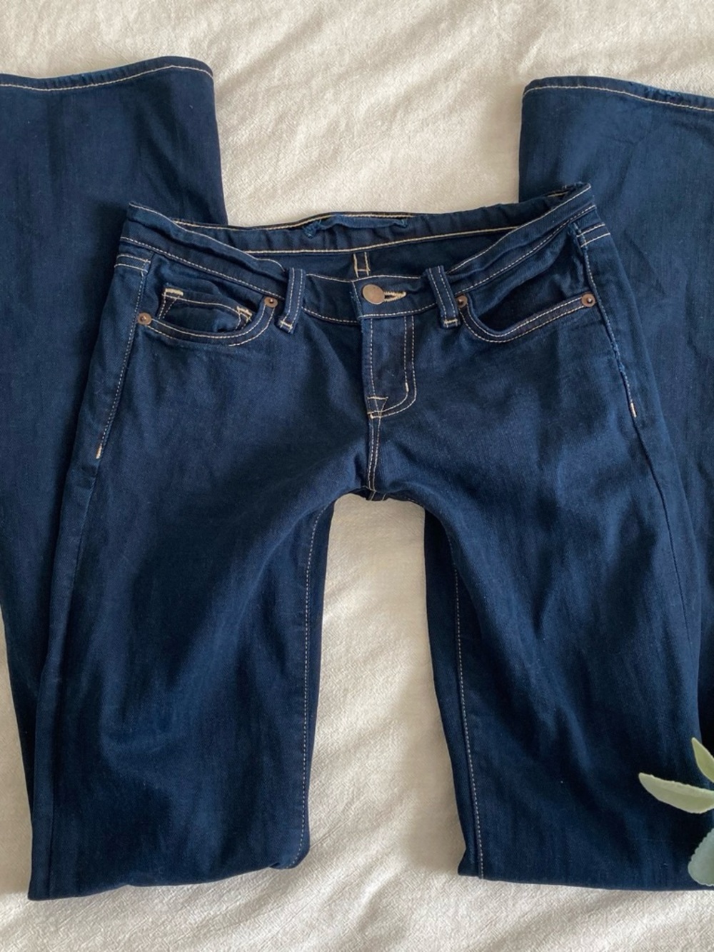 J Brand Dark Indigo Bootcut Stretch Jeans